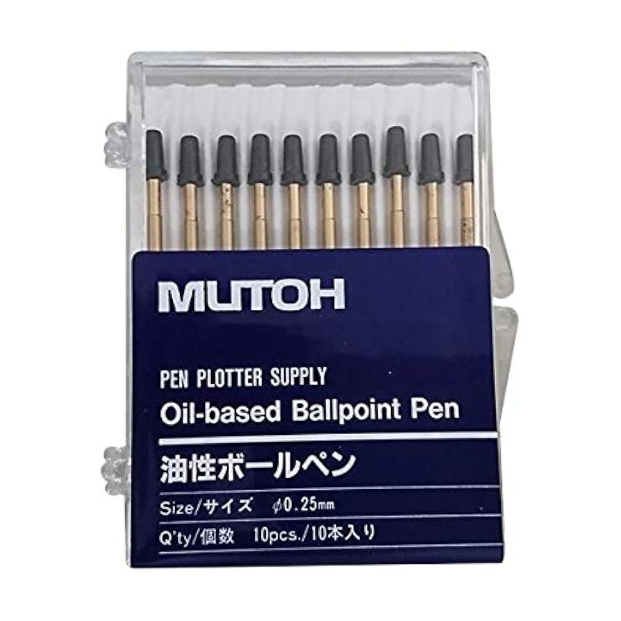 MUTOH PBO-075BK 油性ボールペン　プロッター　黒　ブラック　替え MUTOH PBO-075BK 油性ボールペン プロッター 黒 ブラック 替え